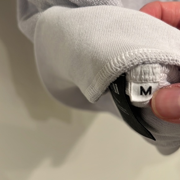 Kondi dove grey beach terry top sweatshirt Medium M - Picture 6 of 6